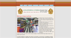 Desktop Screenshot of annapoornastore.com